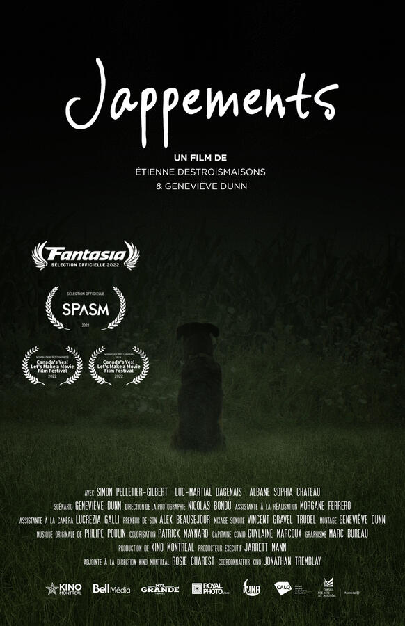 Jappements, court-métrage, 2021. Musique originale. Réalisation : Étienne Destroismaisons et Geneviève Dunn.