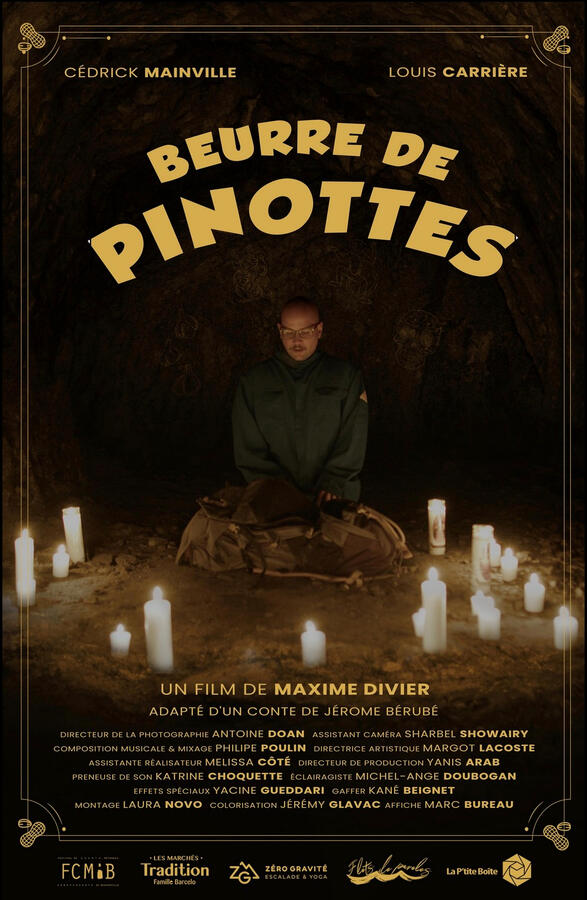 Beurre de pinottes, court-métrage, 2022. Musique originale, sound design et mix. Réalisation : Maxime Divier.